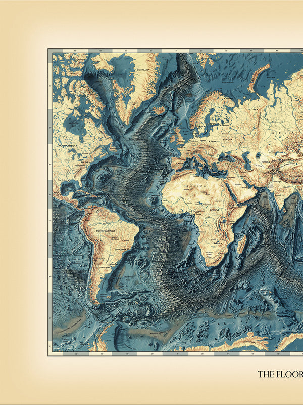The Floor of the Oceans, land relief